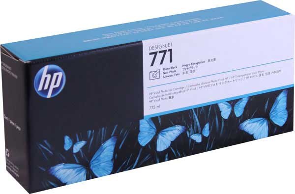 Hp 771 Photo Black Designjet Ink Cartridge 1208