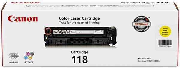 Canon CRG-118Y Yellow Toner