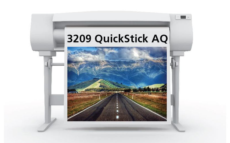 36 in. x 100 ft. Sihl 3209 QuickSTICK Aqueous Adhesive Backed Fabric, 7 mil (1 Roll)