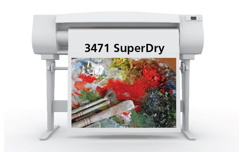 42 in. x 100 ft. Sihl 3471 SuperDry Satin Grayback Roll-Up Film, 7.5 mil (1 Roll)