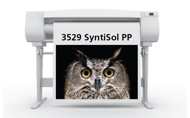 50 in. x 100 ft. Sihl 3529 SyntiSOL PP Film with EasyTack WF Satin 14 mil (1 Roll)