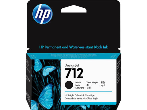 HP 712 38ML Black Designjet Ink Cartridg