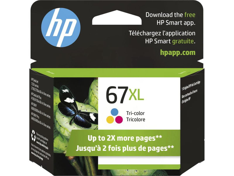 HP 67XL Tri-color Original Ink Cartridge