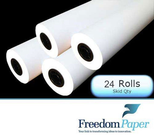 34 in. x 500 ft.  20 lb. Opaque White Bond (430) (24 Rolls)