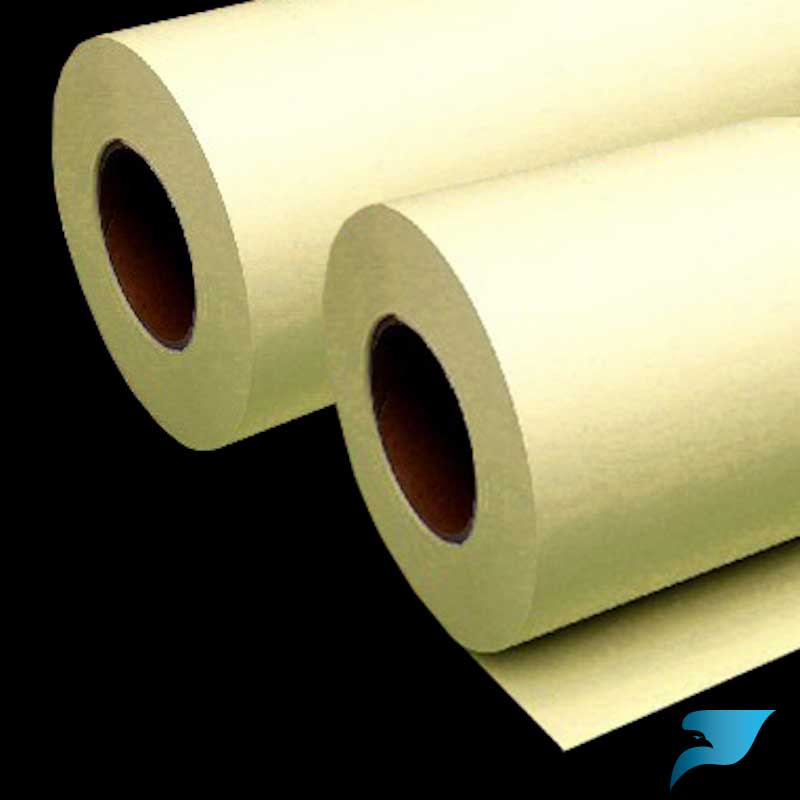 36 in. x 500 ft.  20 lb. Yellow Tinted Bond (432Y) (2 Rolls)