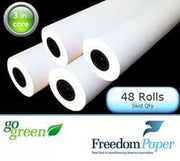 22 in. x 500 ft.  Eco-Friendly 20 lb. Recycled Laser Bond (433) (44 Rolls)