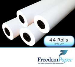 36 in. x 500 ft.  Eco-Friendly 20 lb. Recycled Laser Bond (433) (44 Rolls)
