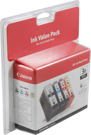BCI-3eBlack Ink Tank 4/Pack