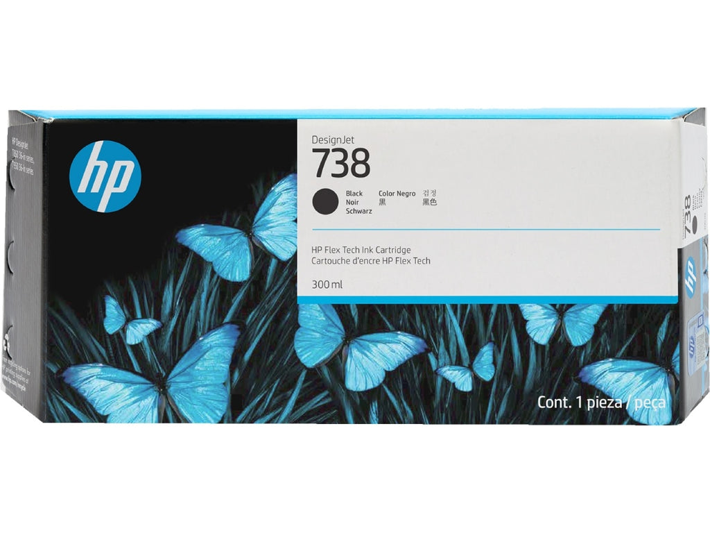 HP DesignJet 738 738B インクカートリッジ 3色セット HP 738 300 Mil Black DesignJet Ink Cartridge — Freedom Paper