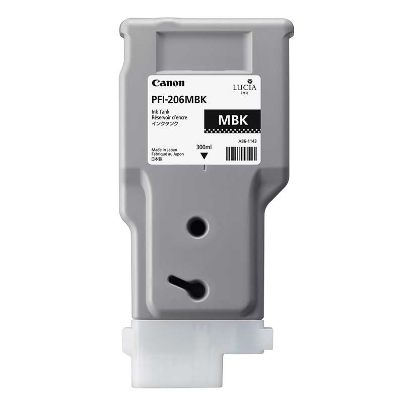 Canon PFI-206MBK - Pigment Black Ink Tank (300 ml)