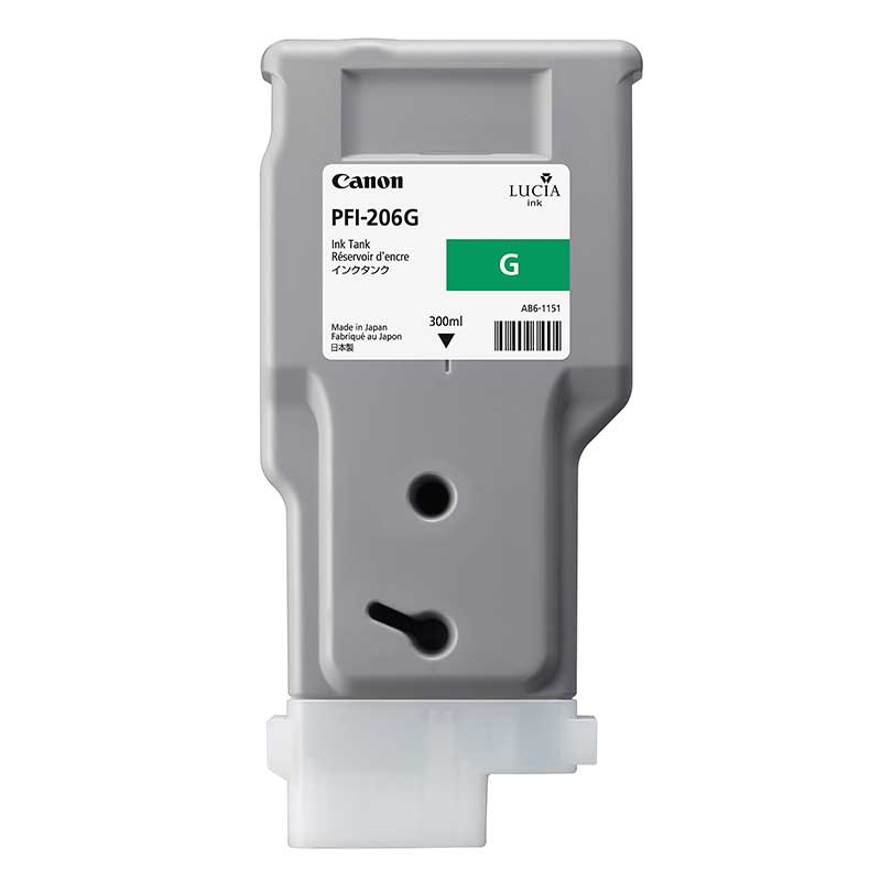 Canon PFI-206G - Pigment Green Ink Tank (300 ml)