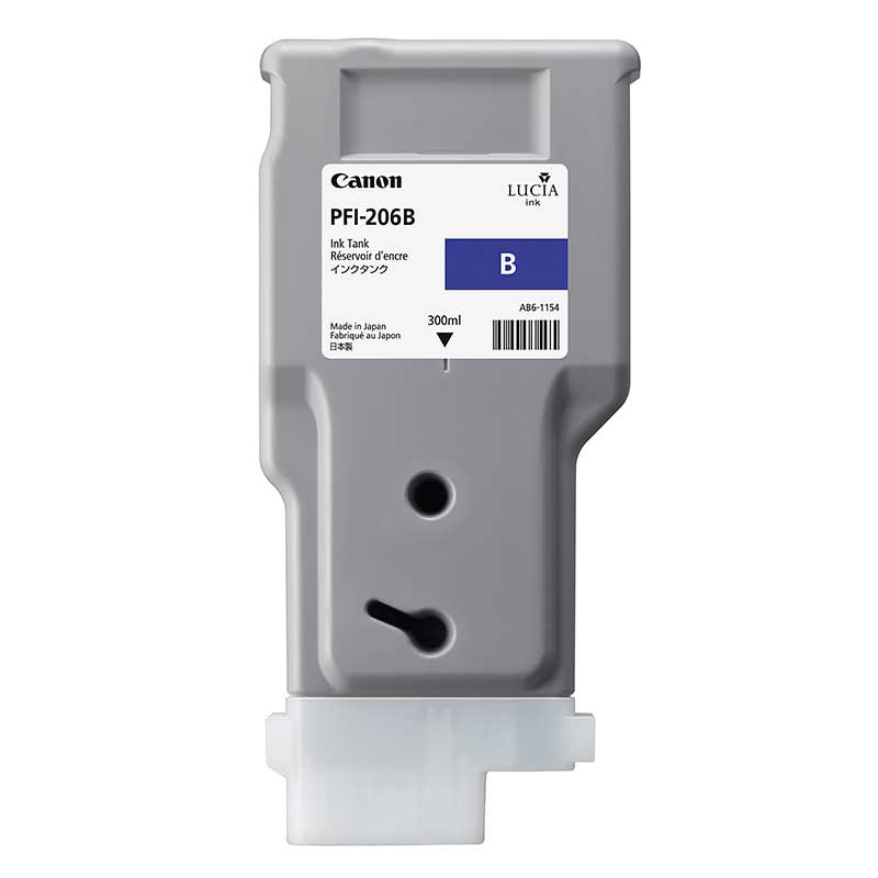 Canon PFI-206B - Pigment Blue Ink Tank (300 ml)