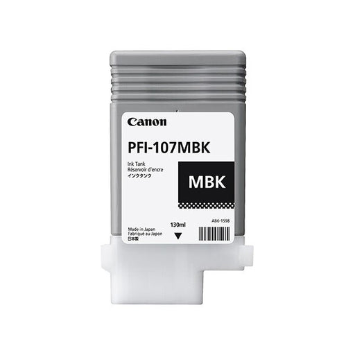 Canon PFI-107MBK - Pigment Matte Black Ink Tank (130 ml)
