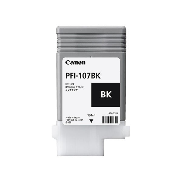 Canon PFI-107BK - Dye Black Ink Tank (130 ml)