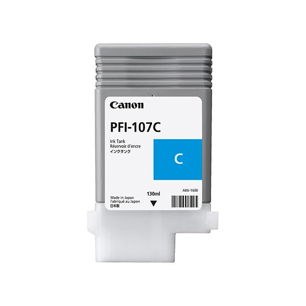 Canon PFI-107C - Dye Cyan Ink Tank (130 ml)