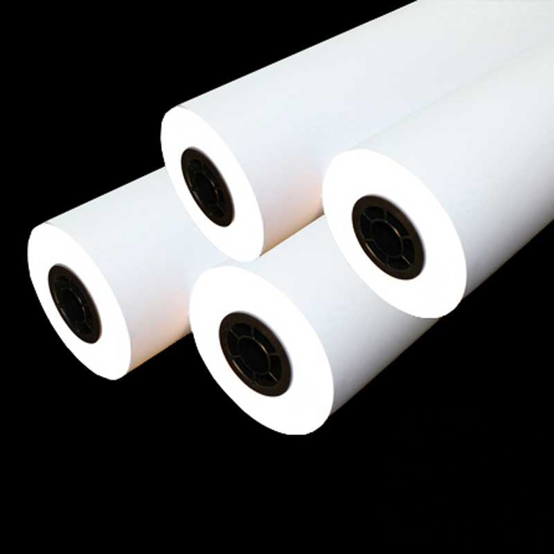 36 in. x 150 ft. 24 lb. Uncoated Inkjet Bond Plotter Paper (731) (4 Rolls)