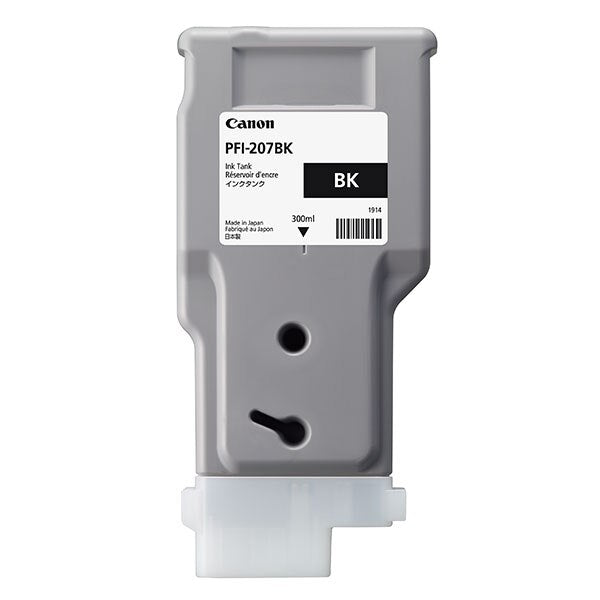 Canon PFI-207BK - Dye Black Ink Tank (300 ml)
