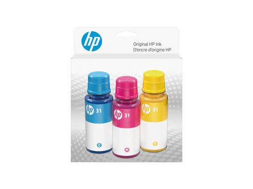 HP 31 CMY Original Ink Bottle Combo 3-Pack