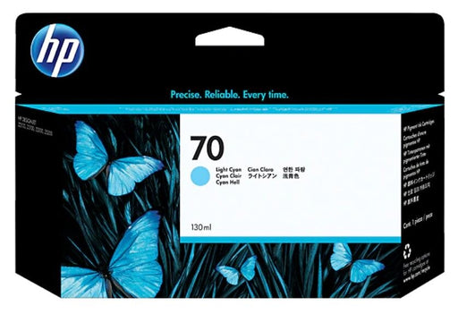 HP 70 Light Cyan Ink Cartridge (130 ml)