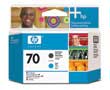 HP 70 Matte Black and Cyan Printhead (HP Designjet Z5200/Z2100 only)