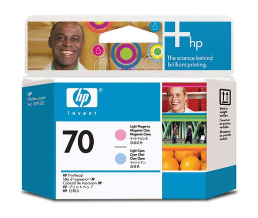 HP 70 Light Magenta and Light Cyan Printhead