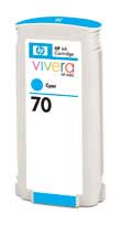 HP 70 Cyan Ink Cartridge