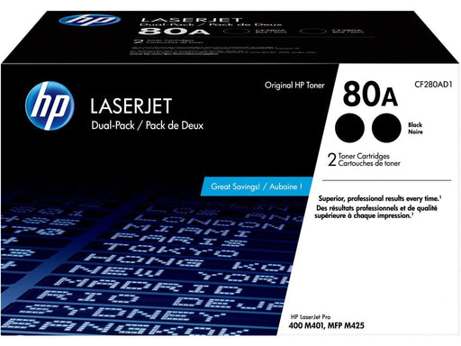 HP 80A Black Dual Oem Toner