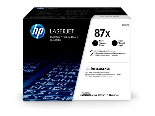 HP 87X 2-Pack XL Black Toner