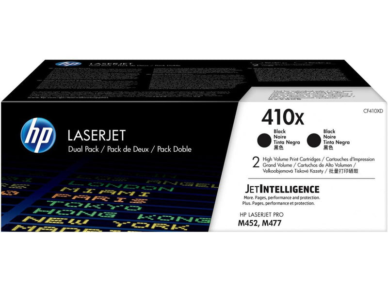 HP 410X 2-Pack XL Black Toner