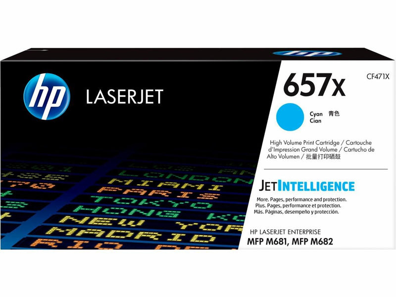 HP 657X XL Cyan Original Toner
