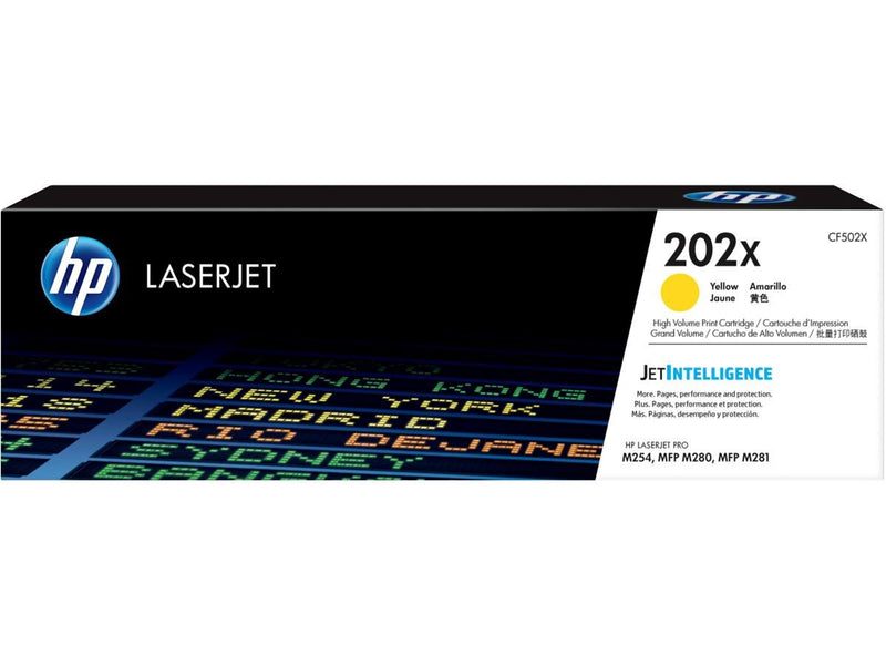 HP 202X XL Yellow Original Toner