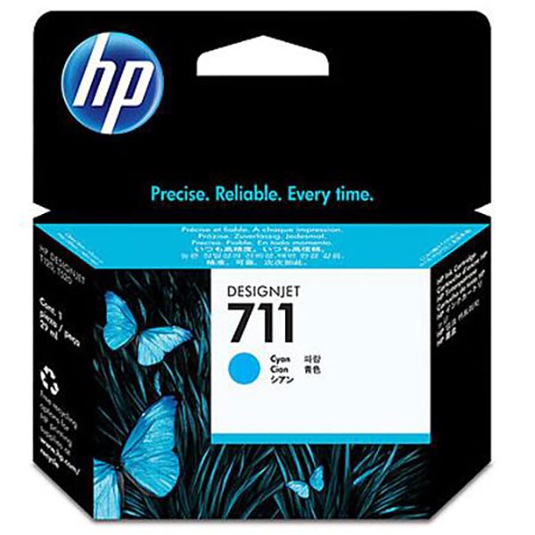 HP 711 Cyan Dye Ink Cartridge (29 ml)