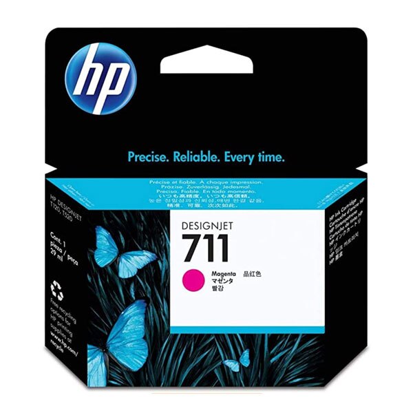 HP 711 Magenta Dye Ink Cartridge (29 ml)