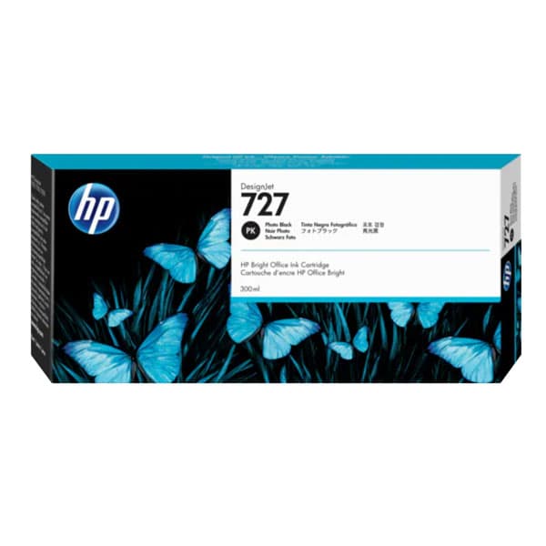 HP 727 Photo Black Cartridge (300 ml) F9J79A