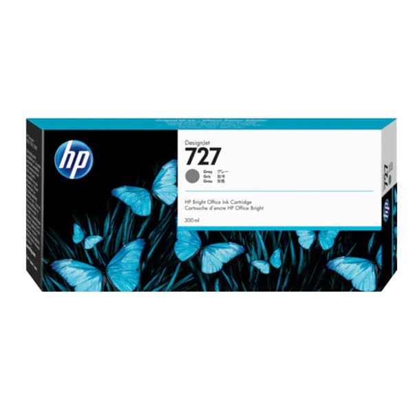 HP 727 Gray Cartridge (300 ml) F9J80A