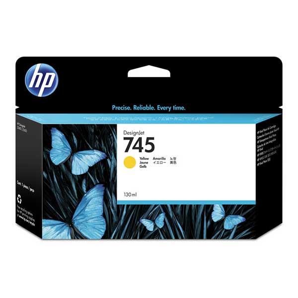 HP 745 Yellow Original Ink Cartridge 130 ml
