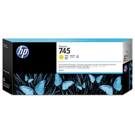 HP 745 Yellow Original Ink Cartridge 300 ml