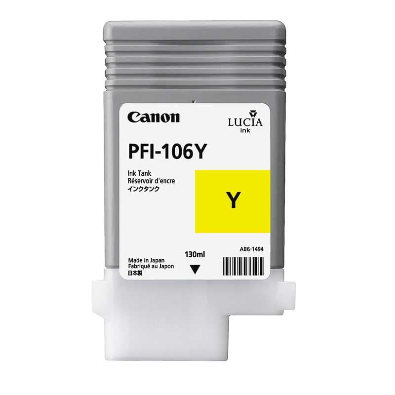 Canon PFI-106Y - Pigment Yellow Ink Tank (130 ml)