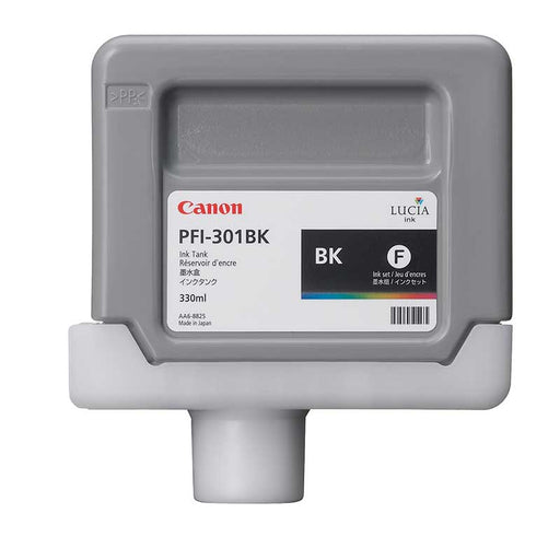 Canon PFI-301BK - Pigment Black Ink Tank (330 ml)
