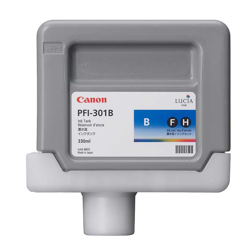 Canon PFI-301B - Pigment Blue Ink Tank (330 ml)