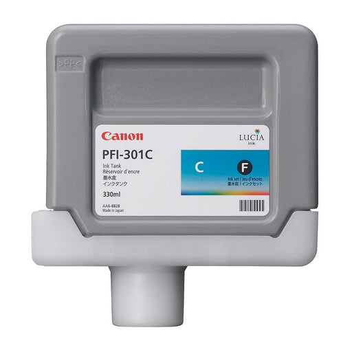 Canon PFI-301C - Pigment Cyan Ink Tank (330 ml)