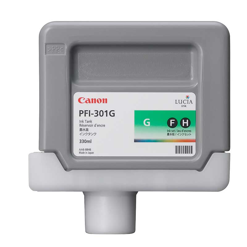 Canon PFI-301G - Pigment Green Ink Tank (330 ml)