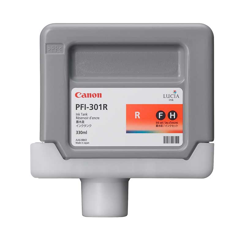 Canon PFI-301R - Pigment Red Ink Tank (330 ml)