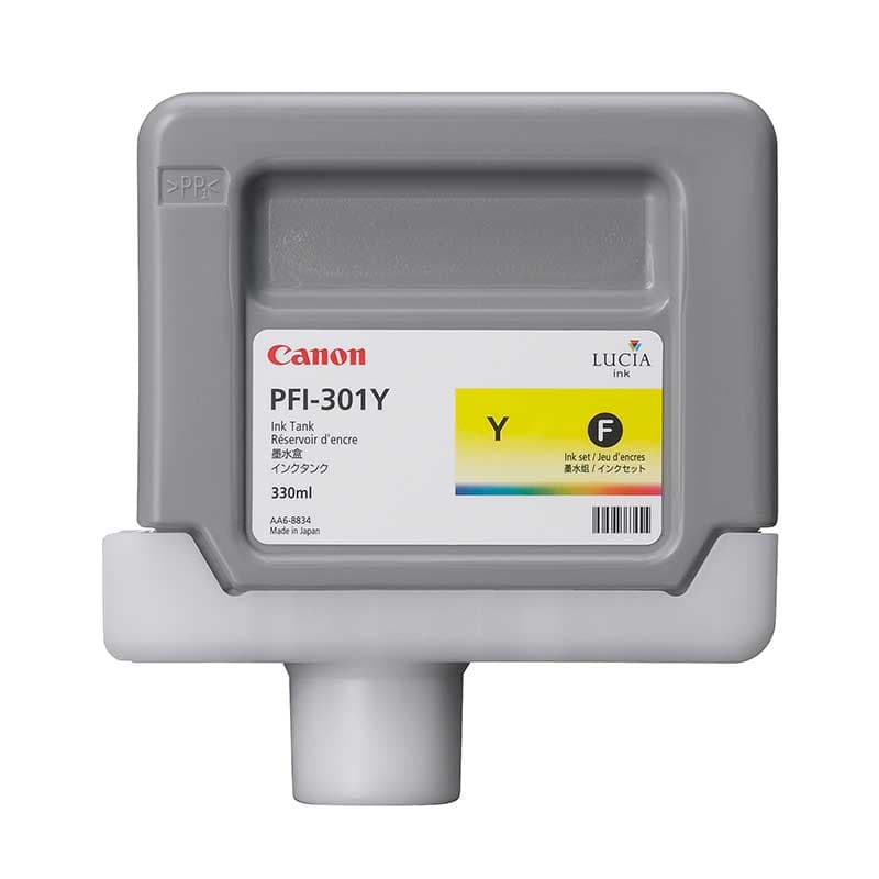 Canon PFI-301Y - Pigment Yellow Ink Tank (330 ml)