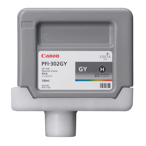 Canon PFI-302GY - Pigment Gray Ink Tank (330 ml)