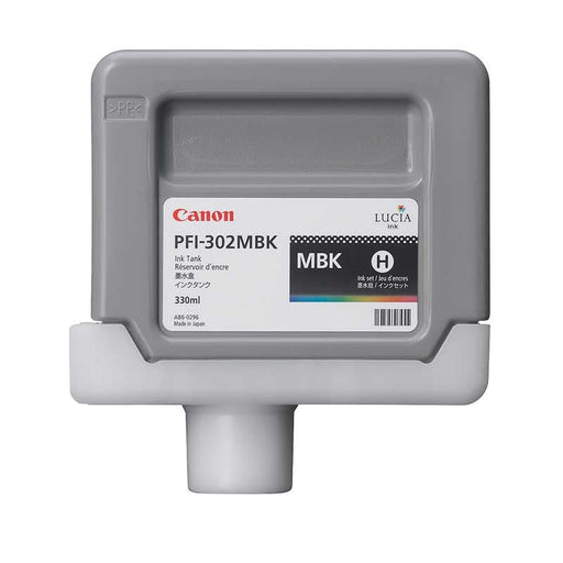 Canon PFI-302MBK - Pigment Matte Black Ink Tank (330 ml)