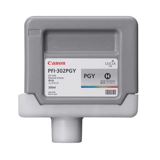 Canon PFI-302PGY - Pigment Photo Gray Ink Tank (330 ml)