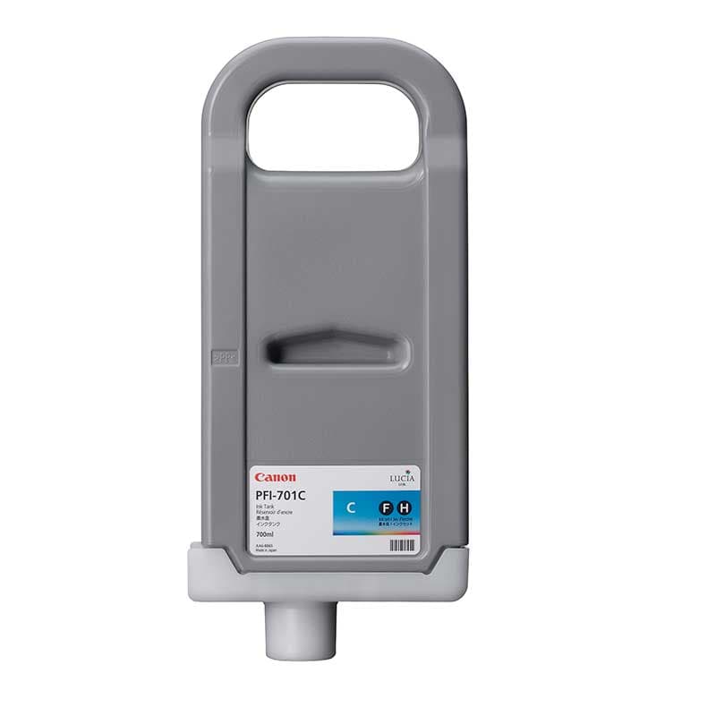 Canon PFI-701C - Pigment Cyan Ink Tank (700 ml)