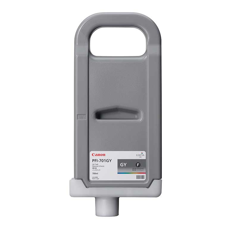 Canon PFI-701GY - Pigment Gray Ink Tank (700 ml)