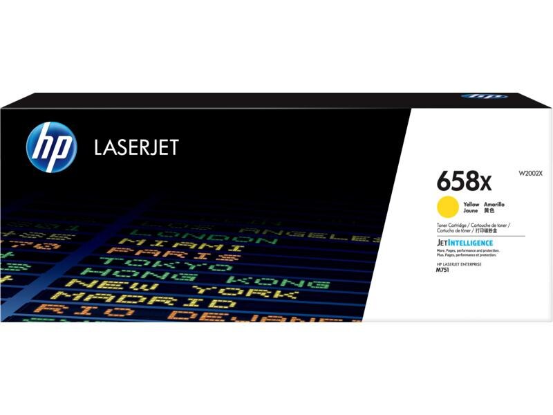 HP 658X XL Yellow Original Toner